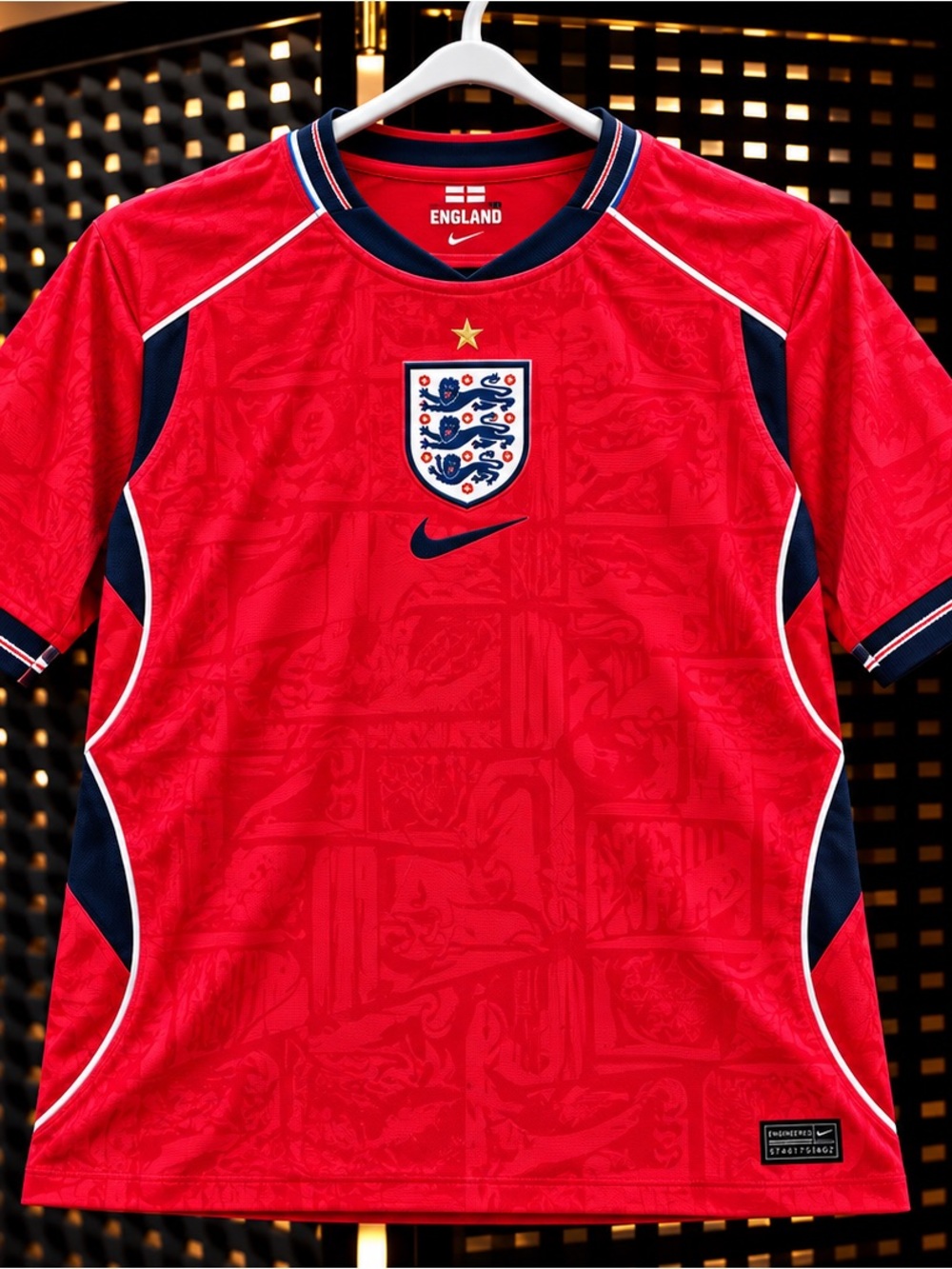 England Soccer Jersey Red 2026 World Cup